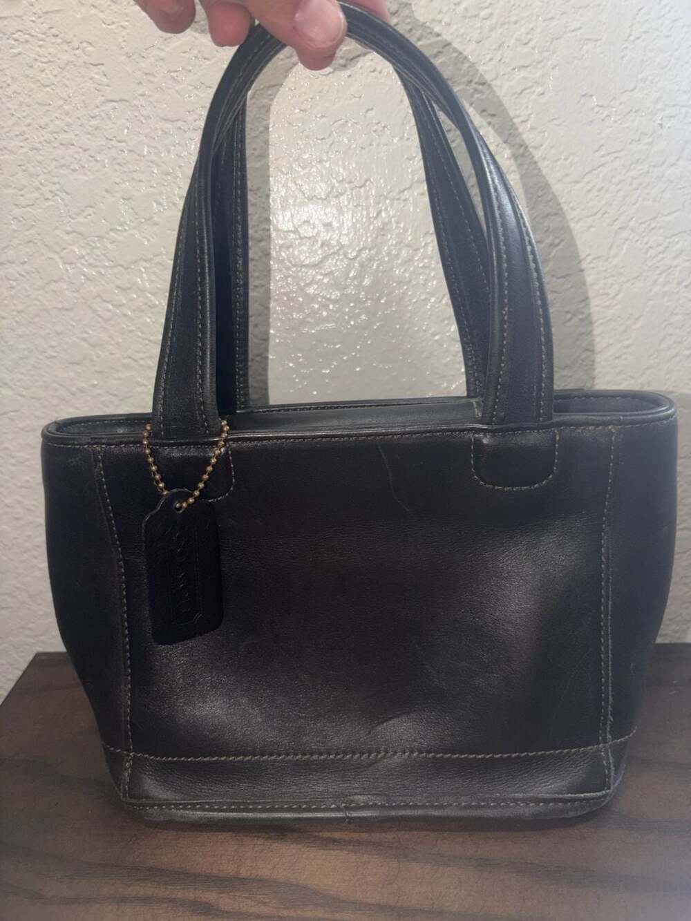 Coach Vintage Black Baby Bleecker Satchel 9308